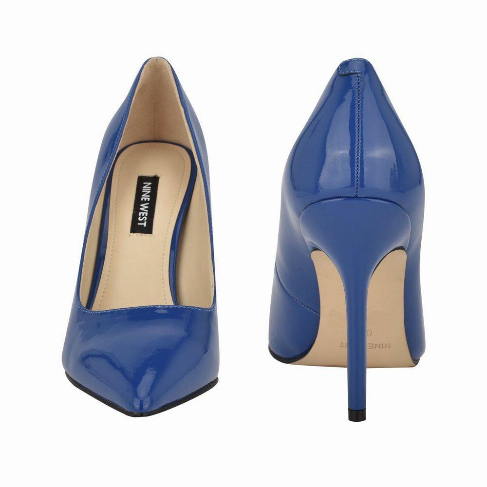 Blue nine west sales shoes